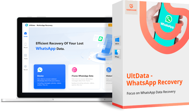 Usando UltData WhatsApp Recovery