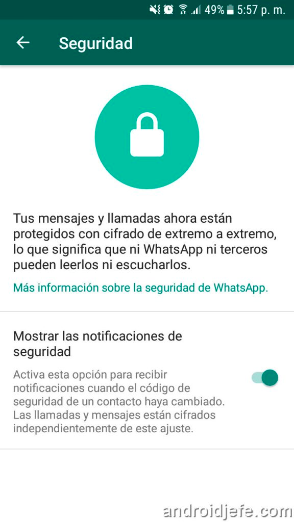 seguridad whatsapp